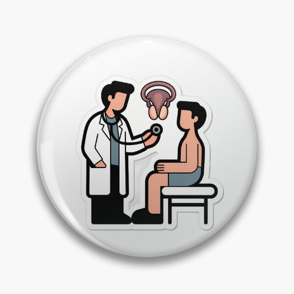 Item preview, Minimalist Prostate Health Awareness Illustration designed and sold by NiftyWrx.
