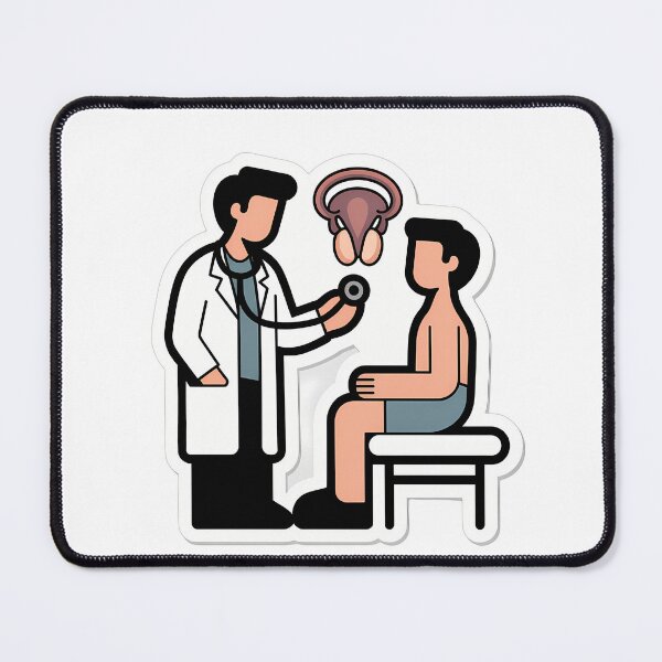 Item preview, Minimalist Prostate Health Awareness Illustration designed and sold by NiftyWrx.