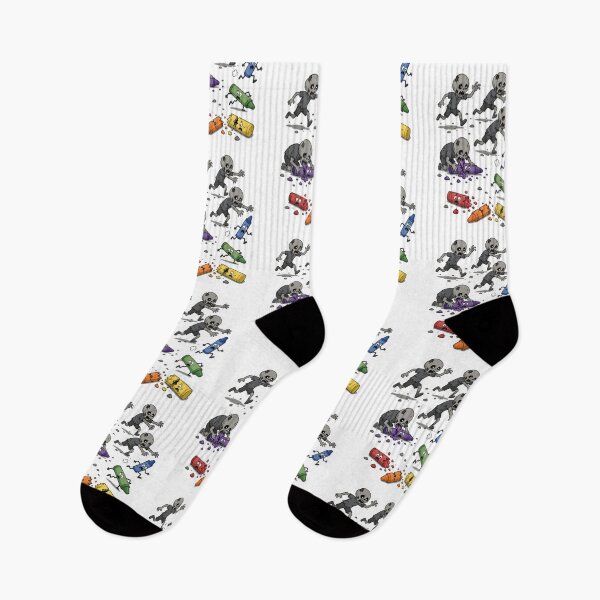 Item preview, Zombie Stickmen Chasing & Eating Crayons designed and sold by THMKagutsuchi.