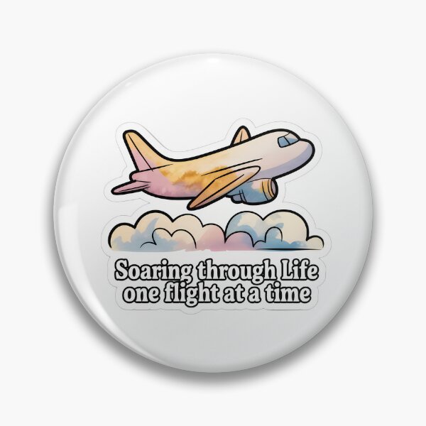 Item preview, Soaring Through Life Airplane Art designed and sold by NiftyWrx.