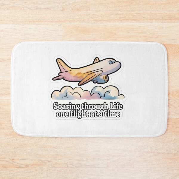 Item preview, Soaring Through Life Airplane Art designed and sold by NiftyWrx.