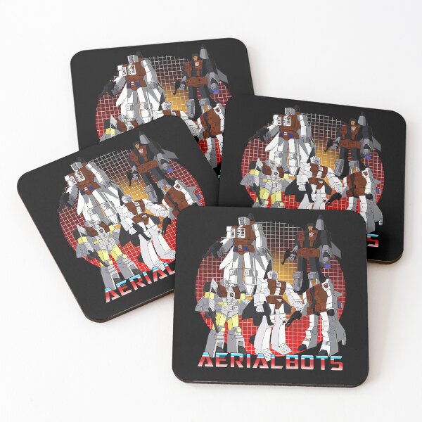Item preview, Squad Leader Mecha Jet Robot Team designed and sold by RuthieSharron.