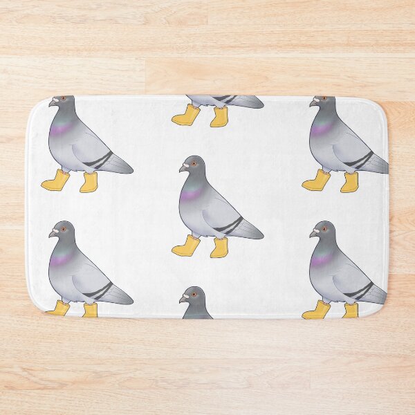 Item preview, Pigeon in Rain Boots designed and sold by Sonderdaisies.