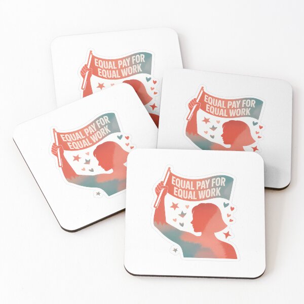 Item preview, Equal Pay for Equal Work Silhouette designed and sold by NiftyWrx.