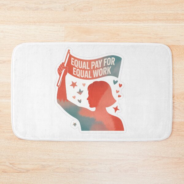 Item preview, Equal Pay for Equal Work Silhouette designed and sold by NiftyWrx.