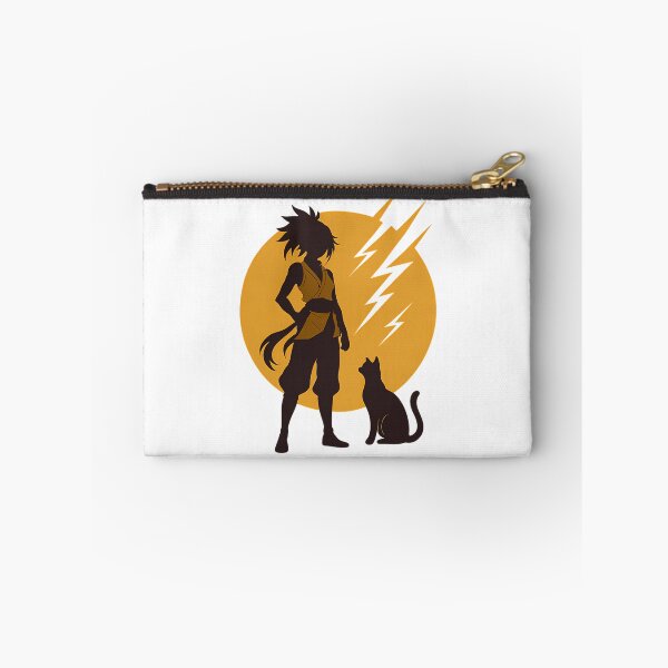 Item preview, Female Ninja Silhouette Standing Beside Black Cat Under Yellow Moon designed and sold by jestemjaros.