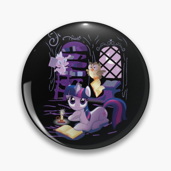 Item preview, Unicorn Pony Reading Book Beside Candle In Library With Friends designed and sold by jestemjaros.