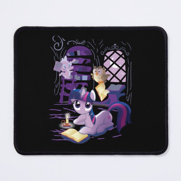 Item preview, Unicorn Pony Reading Book Beside Candle In Library With Friends designed and sold by jestemjaros.