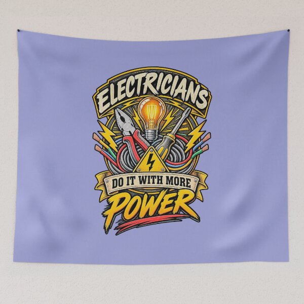 Item preview, Electricians Do It With More Power – Funny Electrician designed and sold by GottaPics.