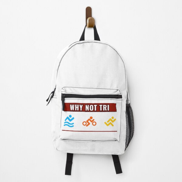 Item preview, Why Not Tri? Swim Bike Run Triathlon Motivation designed and sold by endurothreads.