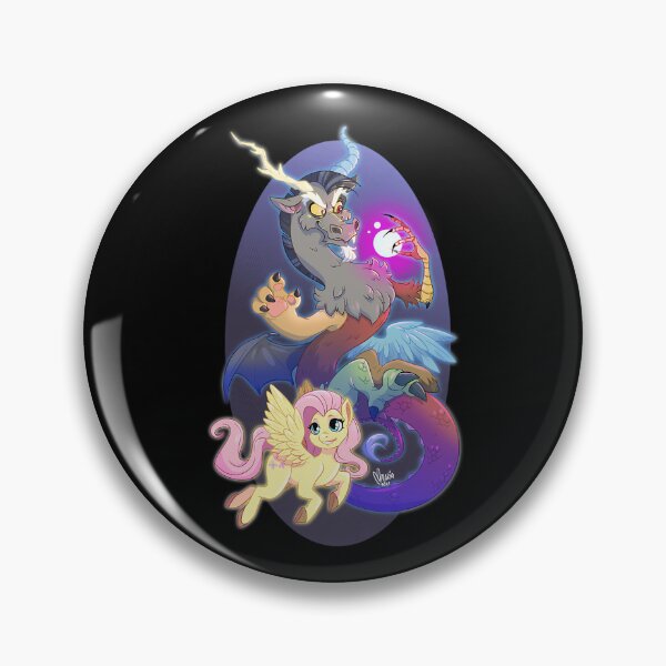 Item preview, Pegasus Pony Flying Below Chaotic Chimera Monster designed and sold by jestemjaros.