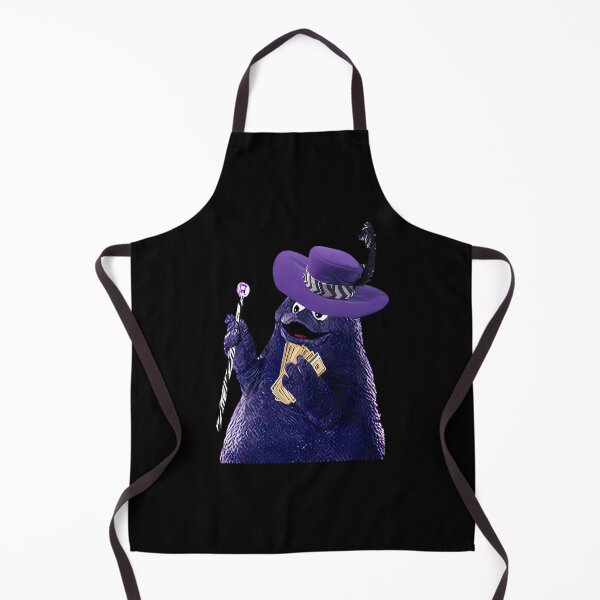 Item preview, Purple Mascot Wearing Feathered Wide Brim Hat Holding Stack Of Cash And Cane designed and sold by jestemjaros.