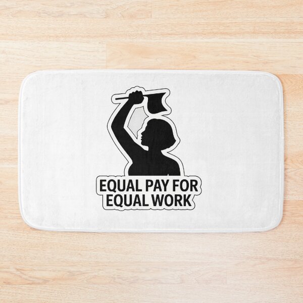 Item preview, Equal Pay for Equal Work Silhouette designed and sold by NiftyWrx.
