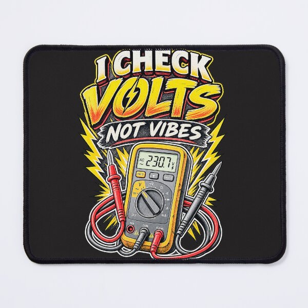 Item preview, I Check Volts Not Vibes – Funny Electrician designed and sold by GottaPics.
