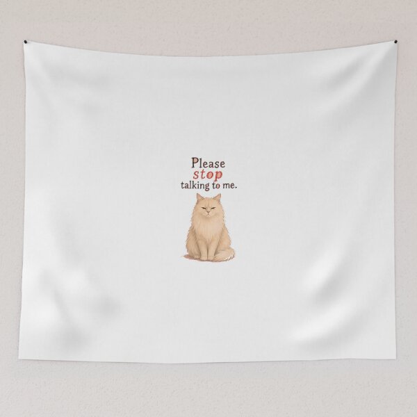 Item preview, I Am Exhausted By Your Existence Sarcastic Cat Art designed and sold by SarcasmAndSpite.