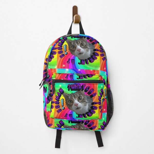 Item preview, Sassy Cat Watcha Lookin At Hooman Rainbow designed and sold by Fatema22.