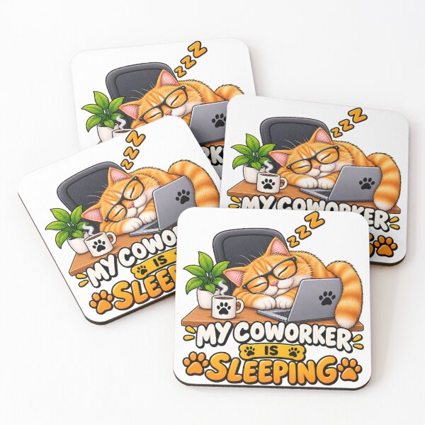 Item preview, Sleeping Cat Coworker designed and sold by M.Store.