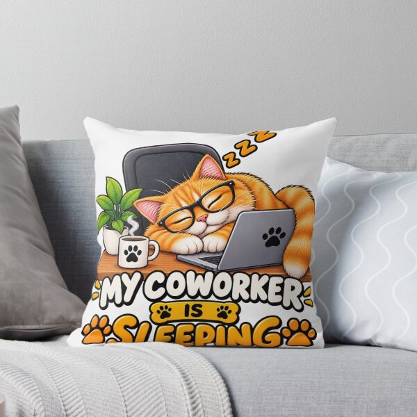 Item preview, Sleeping Cat Coworker designed and sold by M.Store.