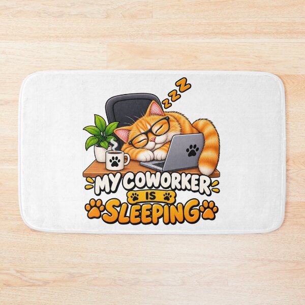 Item preview, Sleeping Cat Coworker designed and sold by M.Store.