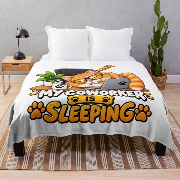 Item preview, Sleeping Cat Coworker designed and sold by M.Store.