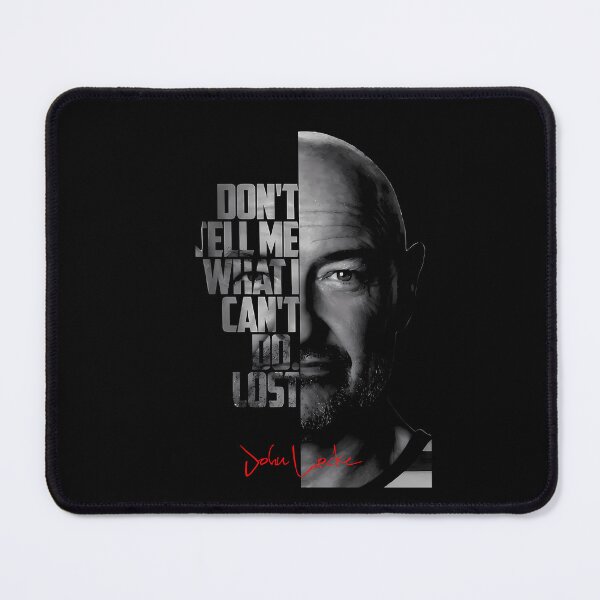 Item preview, Black And White John Locke Lost Tv Show Quote  designed and sold by teeashirtsb.