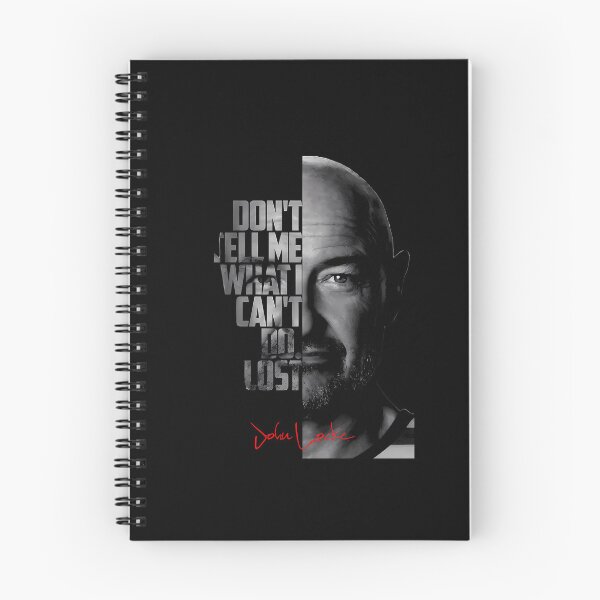 Item preview, Black And White John Locke Lost Tv Show Quote  designed and sold by teeashirtsb.