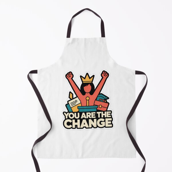 Item preview, Empowering Woman with Crown and Progress Symbols designed and sold by NiftyWrx.