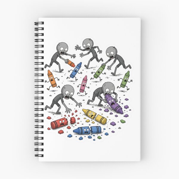 Item preview, Zombie Stick Figures Hunting Crayons designed and sold by THMKagutsuchi.