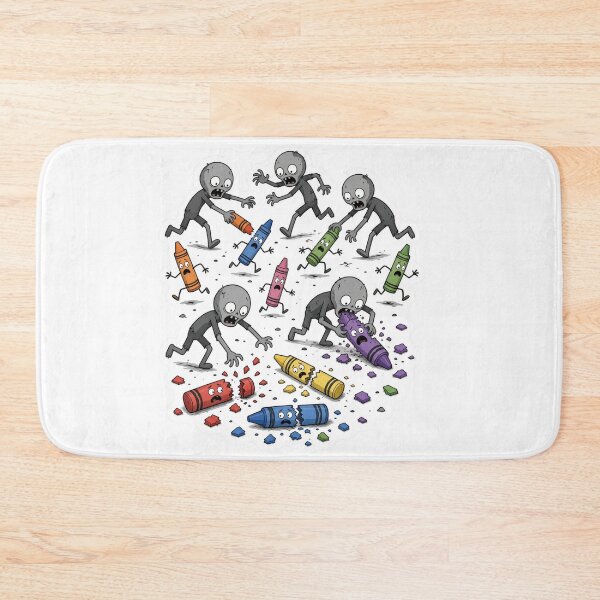 Item preview, Zombie Stick Figures Hunting Crayons designed and sold by THMKagutsuchi.