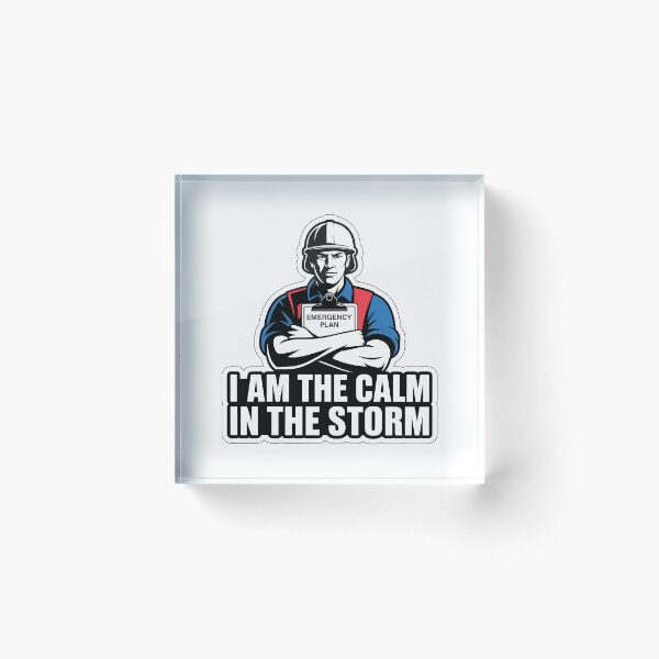 Item preview, Calm in the Storm Emergency Prep designed and sold by NiftyWrx.