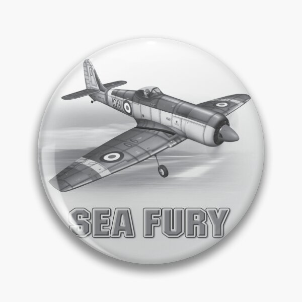 Item preview, hawker sea fury designed and sold by PilotandPlane.