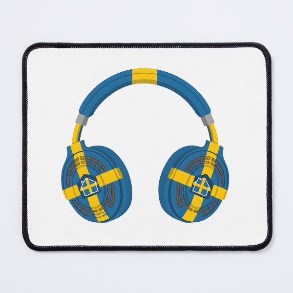 Item preview, Swedish House Music DJ Headphones Scandinavian EDM designed and sold by ColorCatcher.