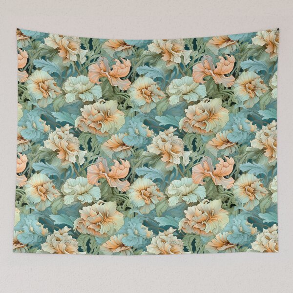 Item preview, Abubdant Blossoms Pattern designed and sold by FoldedRainbow.