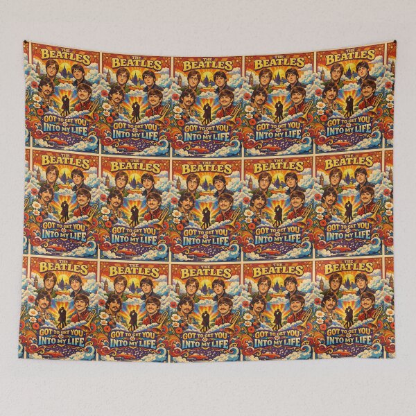 Item preview, Vintage Beatles Poster designed and sold by Halifaxartguy.