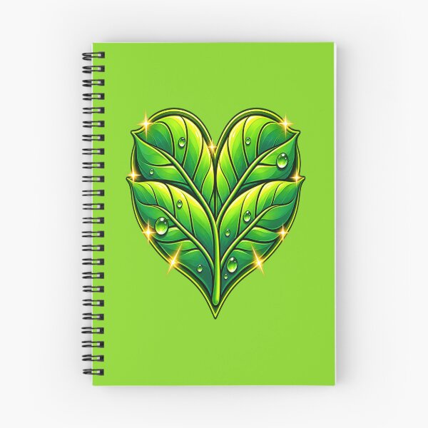 Item preview, Green Leaf Heart Nature Love Wellness Botanical Design designed and sold by Hari Arts.