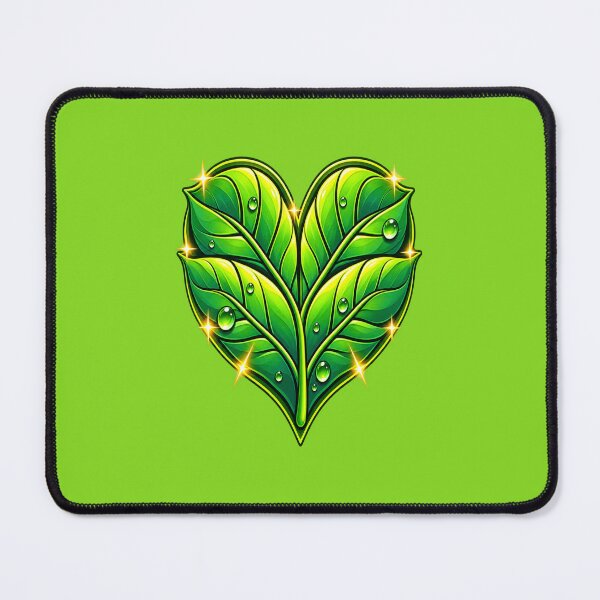 Item preview, Green Leaf Heart Nature Love Wellness Botanical Design designed and sold by Hari Arts.