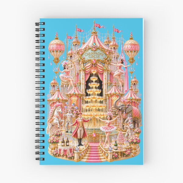 Item preview, Champagne Circus Fantasy – Enchanted Pink Carnival Palace with Champagne Fountain, Clowns & Circus Magic designed and sold by sunbowjp stadio.