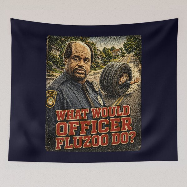 Item preview, What would Officer Fluzoo do? designed and sold by TeeCodes.