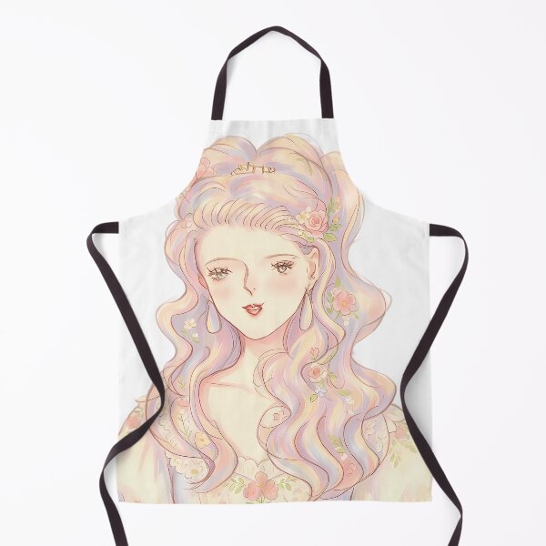 Item preview, Pastel Rainbow-Haired Lady — Floral Rococo Portrait designed and sold by Bondingbonding.