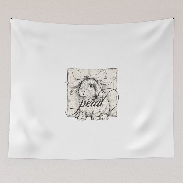 Item preview, Petal Bunny Sketchy Fan Art designed and sold by OscarLucas.