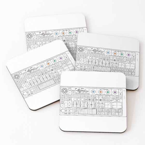 Item preview, Colorful Synthesizer Keyboard Music designed and sold by JustAsking.