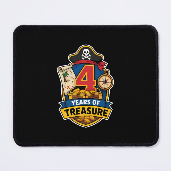Item preview, 4th Birthday Pirate Boy 4 Years Old Pirate Adventure designed and sold by eikrvuy3820.
