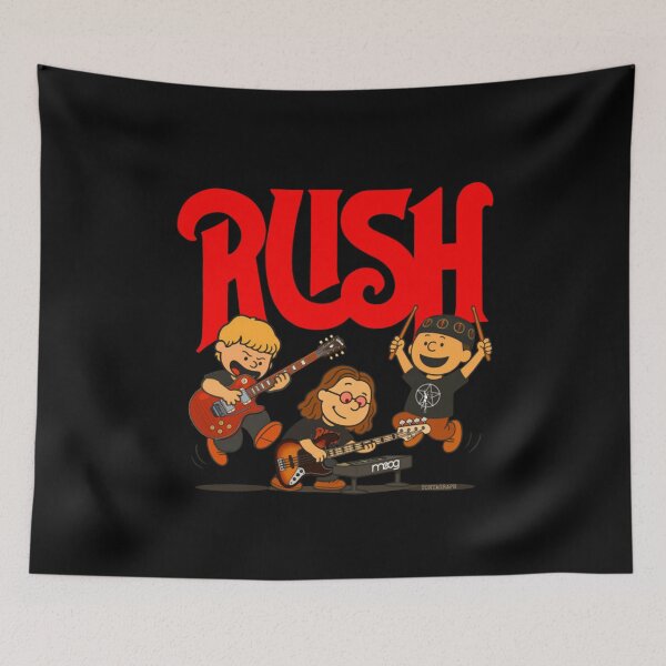Item preview, Rush Band Charlie Brown Mashup (CLASSIC LOGO ACTION) T-Shirt designed and sold by FloraGoods.