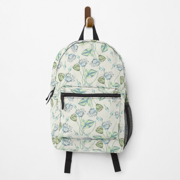 Item preview, Sage Blue Wildflower Botanical Pattern designed and sold by virabloom.