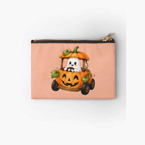 Item preview, Cute Halloween Ghost Pumpkin Carriage designed and sold by trendspatterns.