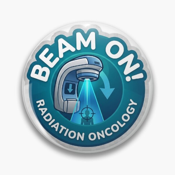 Item preview, Beam On! Radiation Oncology Linear Accelerator Sticker designed and sold by CyberPunkSpace.