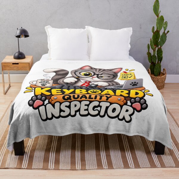 Item preview, Keyboard Inspector Cat designed and sold by M.Store.