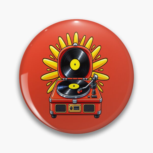 Item preview, Retro Vinyl Record Player Vintage Music Sunburst Design designed and sold by Hari Arts.