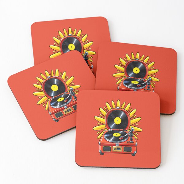Item preview, Retro Vinyl Record Player Vintage Music Sunburst Design designed and sold by Hari Arts.