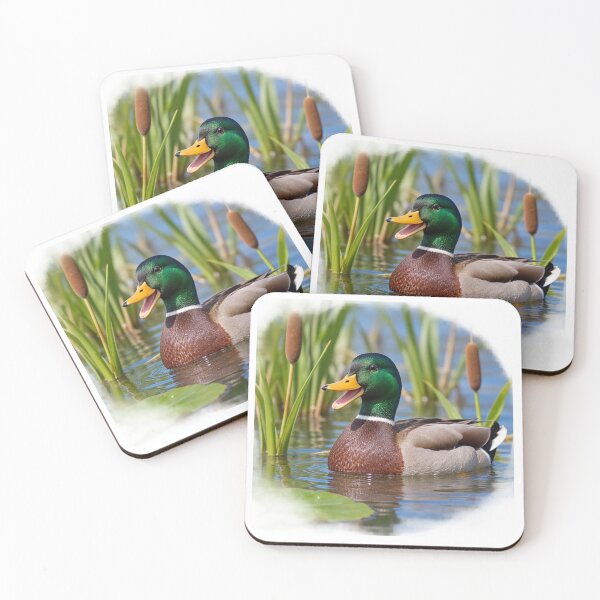 Item preview, Cute Mallard Duck Pond Cartoon – Funny Waterfowl Nature Design designed and sold by Prince Tripathi .